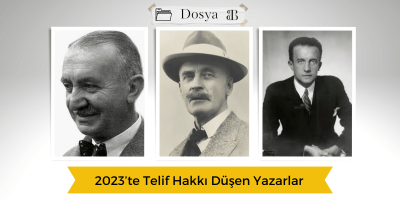 2023’te Telif Hakkı Düşen Yazarlar